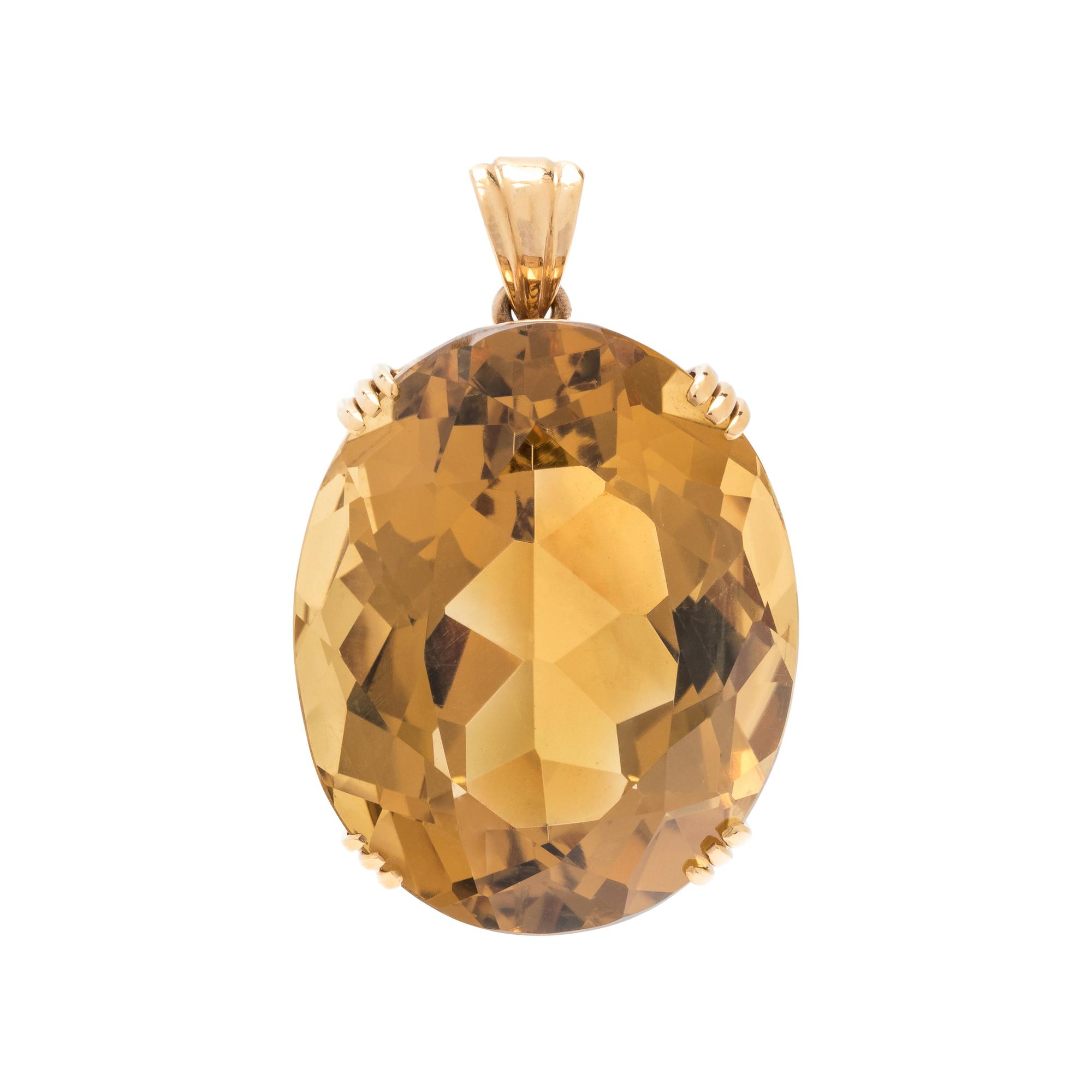 CITRINE PENDANT