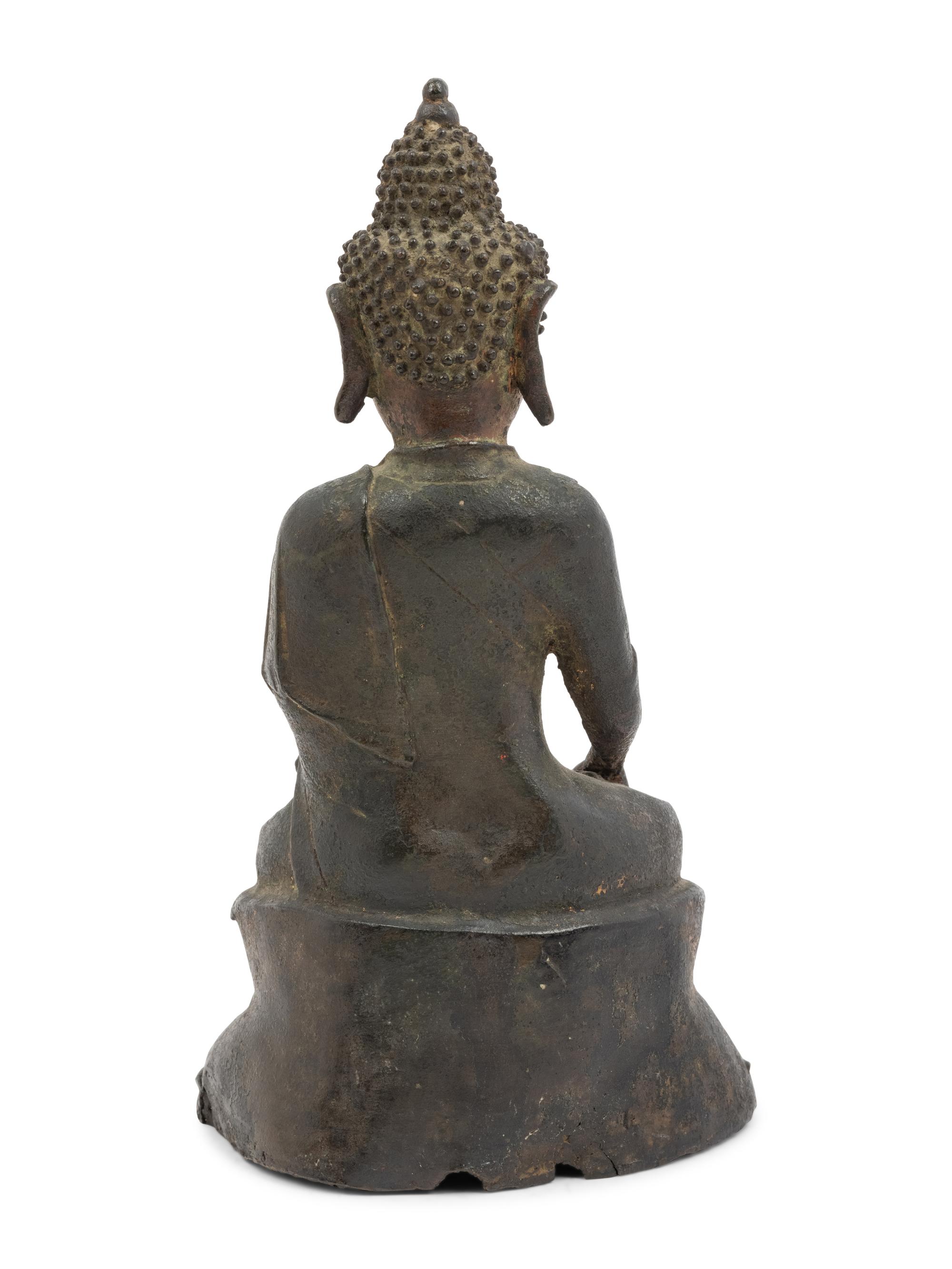 A Bronze Figure of Seated Buddha