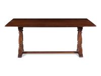 A Baroque Style Mahogany Extension Library Table