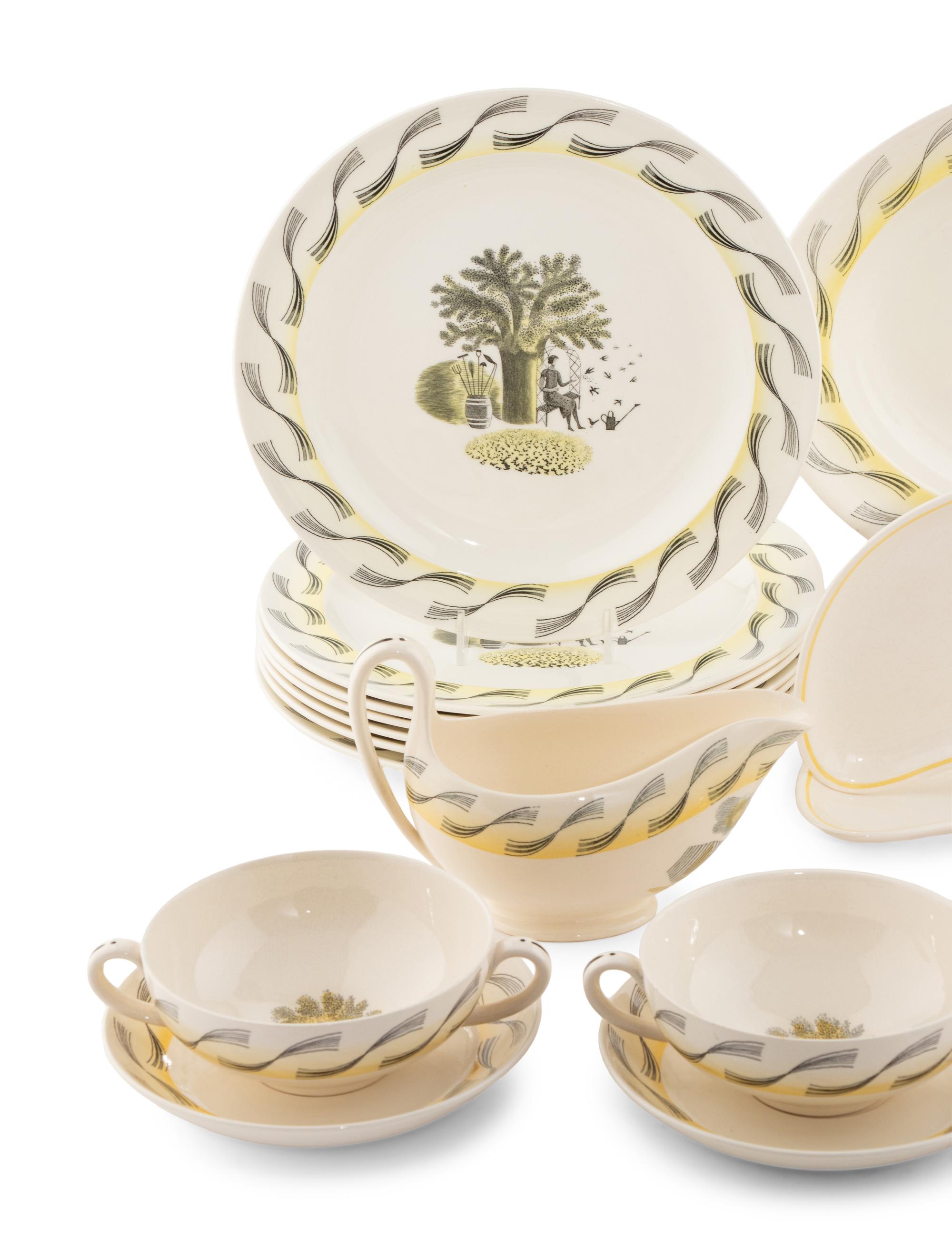 A Wedgwood Porcelain Dinner Service