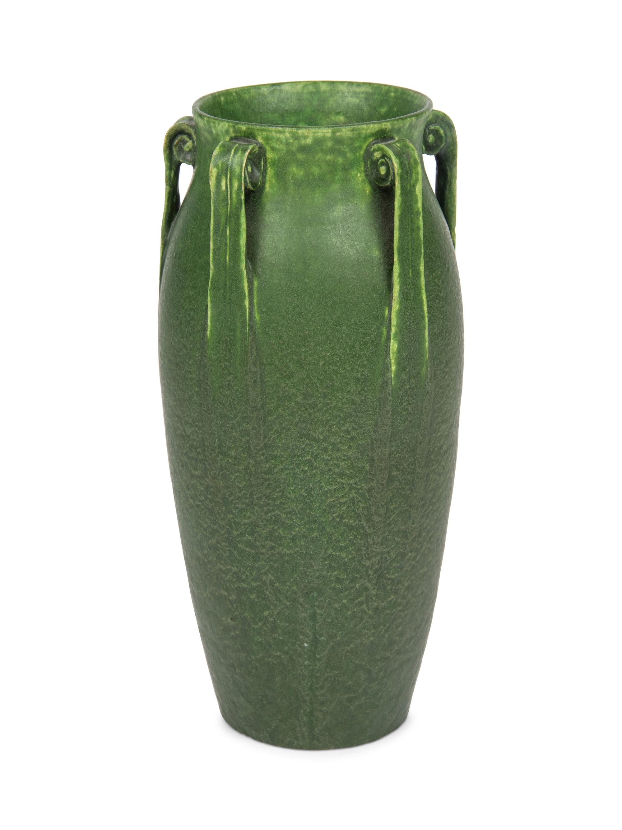 Fern-Handled Vase