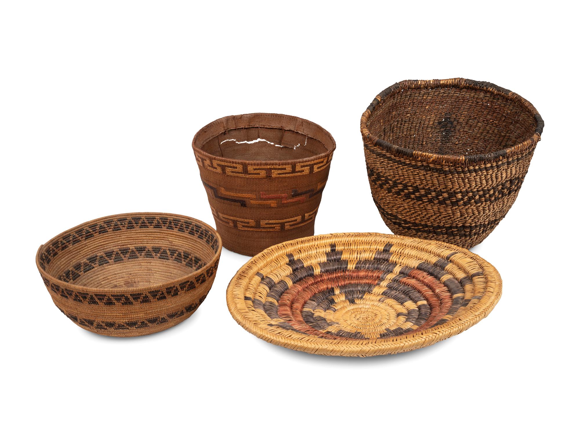 Collection of Native American Baskets