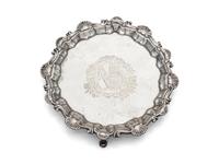 A George II Silver Waiter