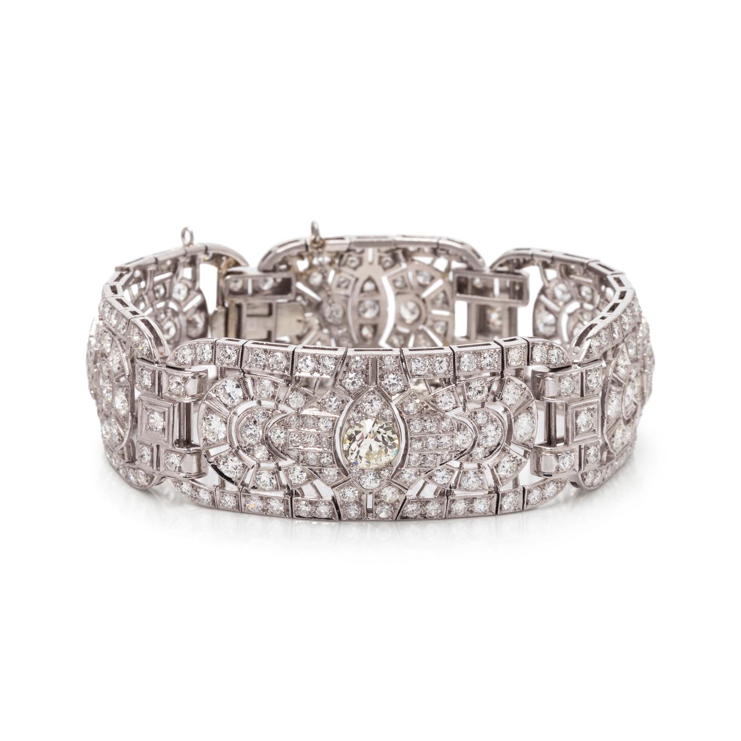 ART DECO, DIAMOND BRACELET