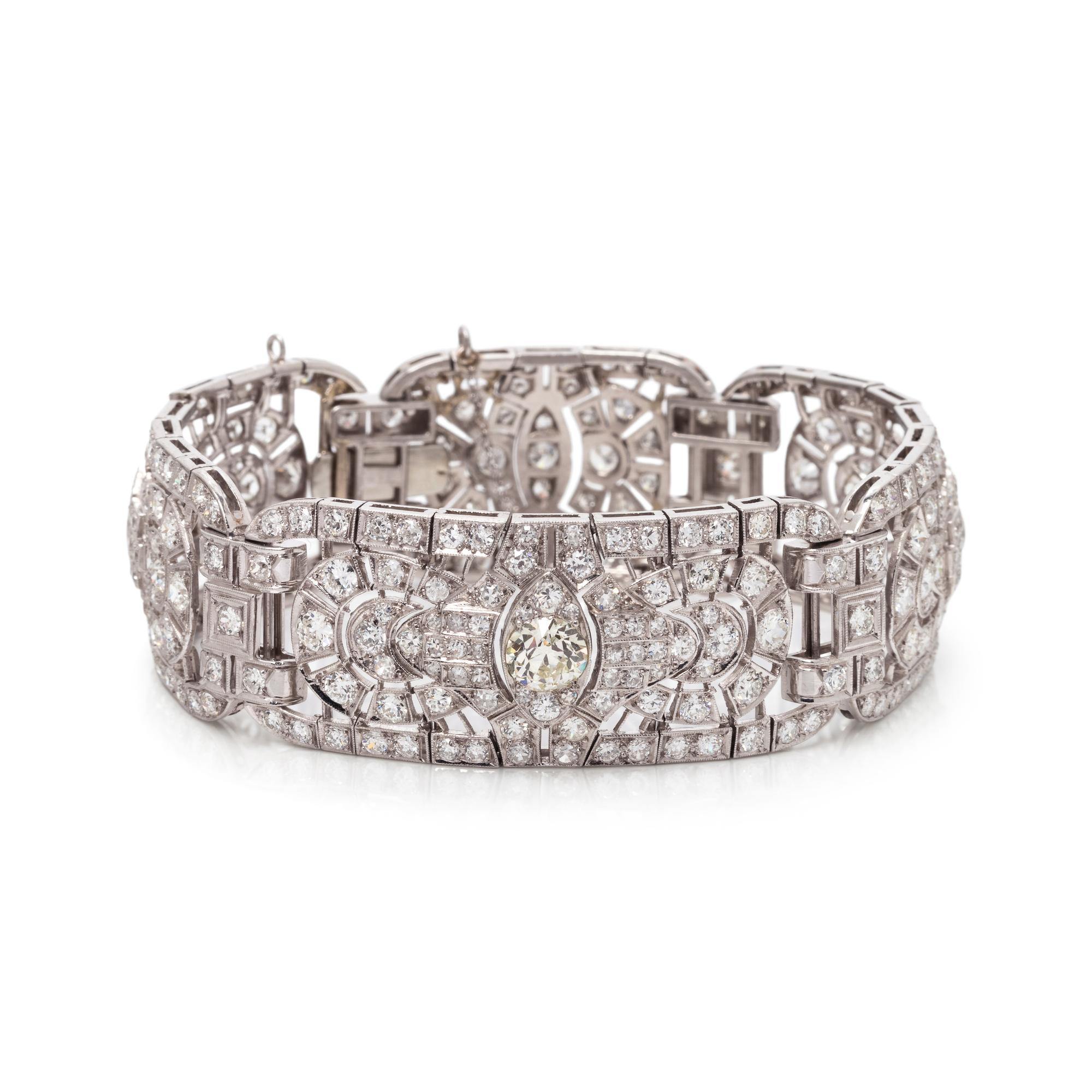 ART DECO, DIAMOND BRACELET