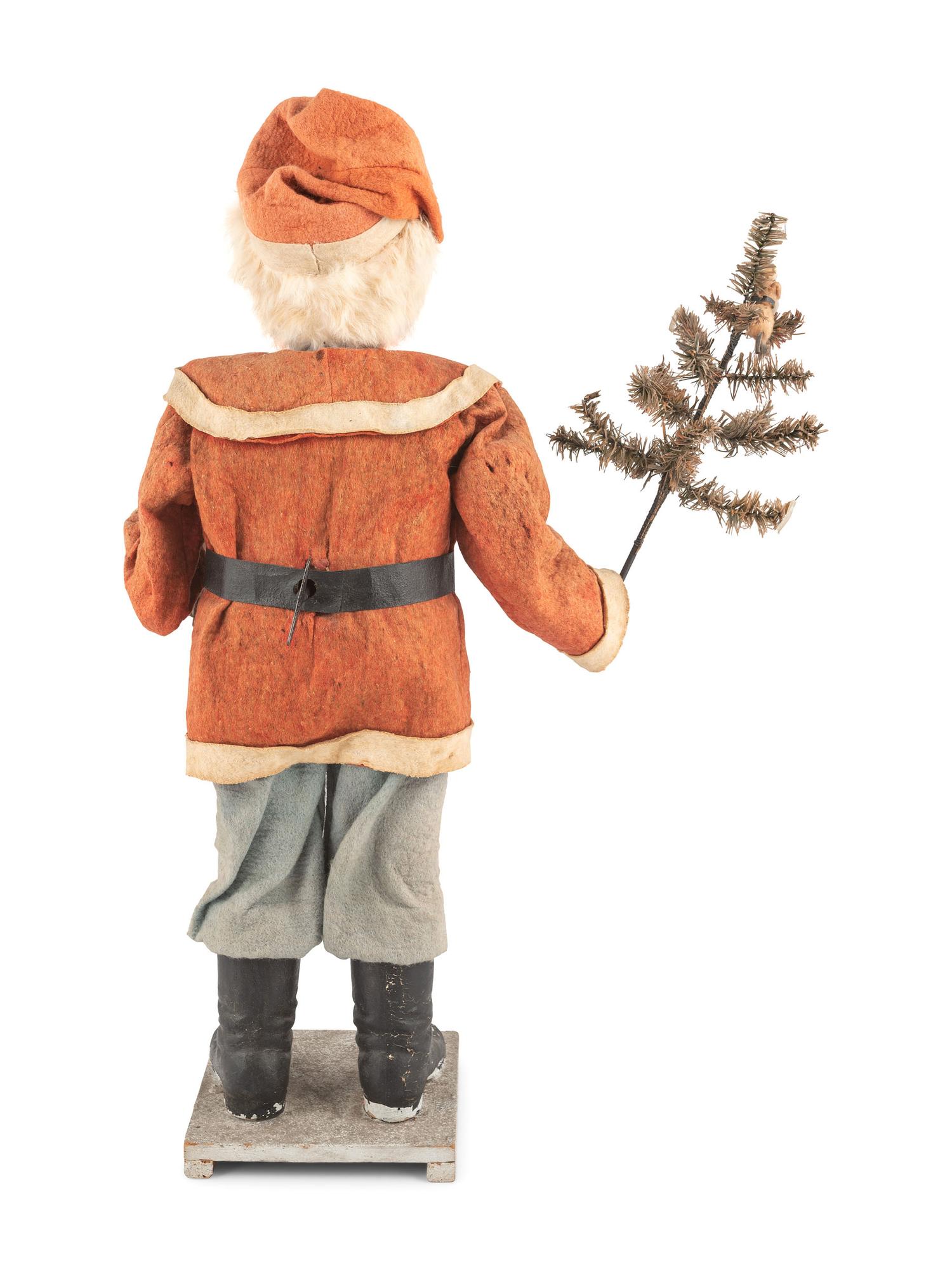 A Wind-Up Santa Claus Nodder
