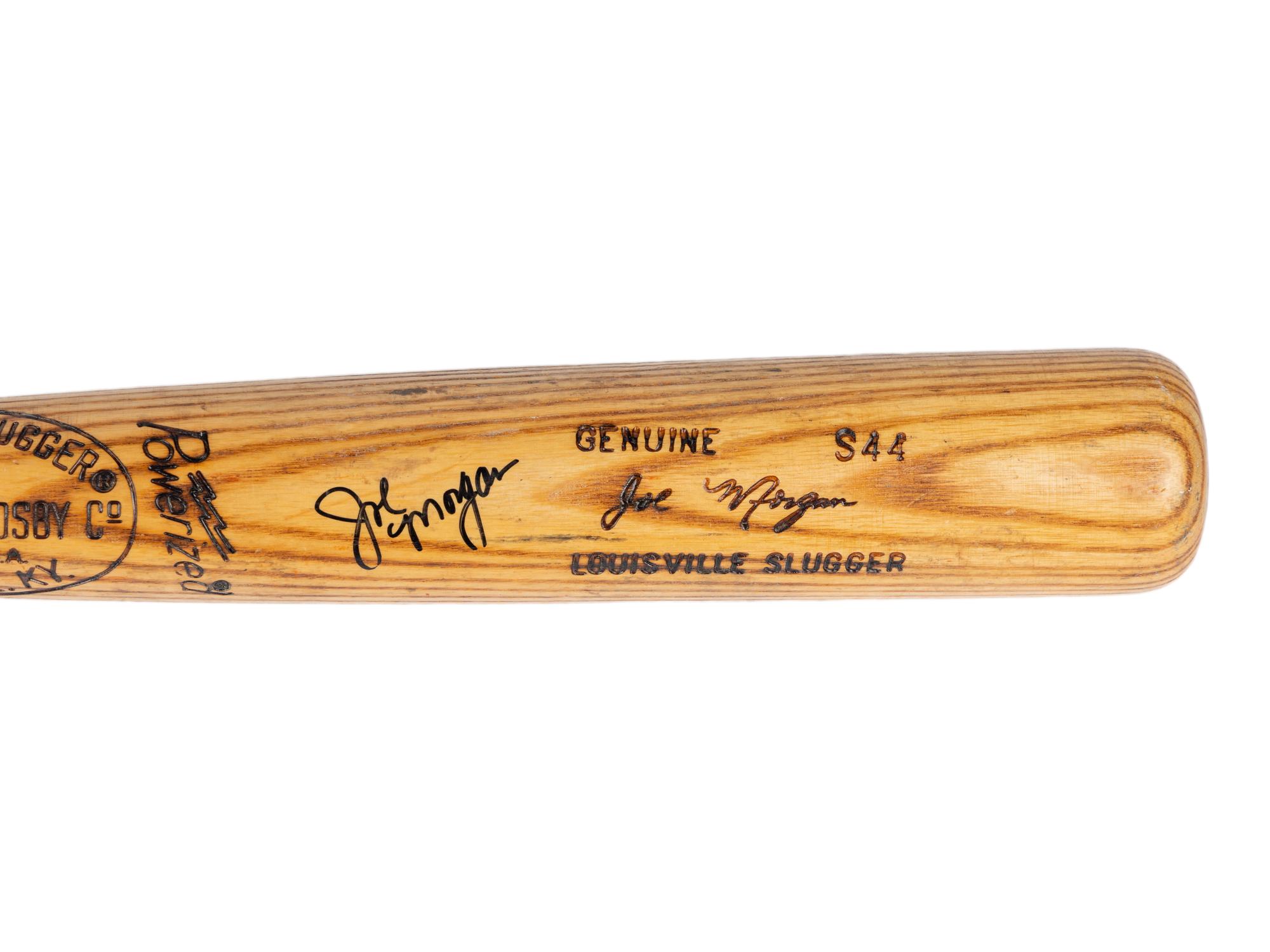 A Joe Morgan 1977-79 Cincinnati Reds Game Used and Signed H&B Louisville Slugger Bat (MEARS A6),