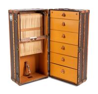 Louis Vuitton Wardrobe Steamer Trunk, Early 20th Century