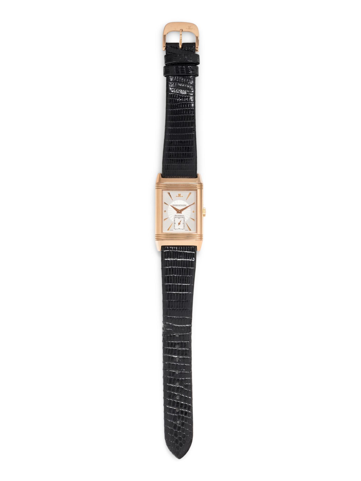 JAEGER-LeCOULTRE, 18K PINK GOLD REF. 270.2.62 'REVERSO' WRISTWATCH