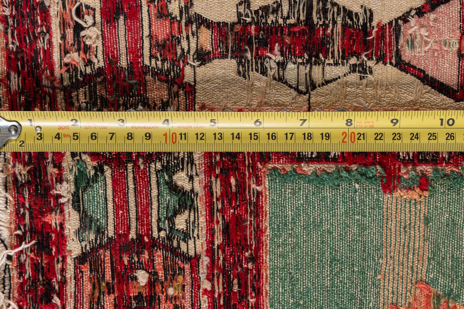 A Soumak Silk and Wool Blend Rug