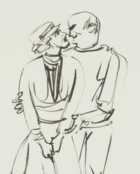 Three works: Golfing Couples