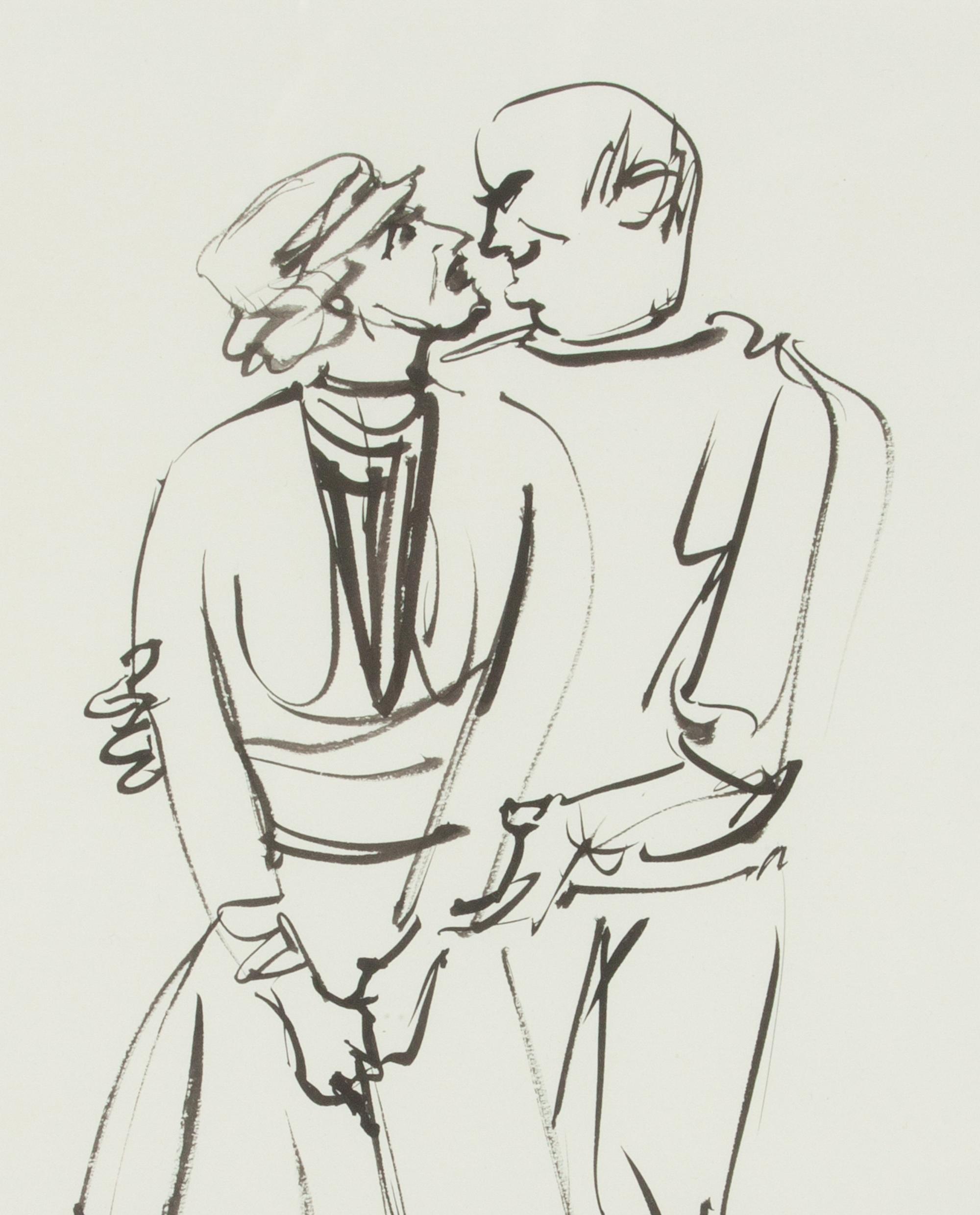 Three works: Golfing Couples