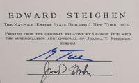 A group of twenty-one photographs (from Twenty-five Photographs printed by George Tice with labels signed by George Tice and Joanna Steichen)