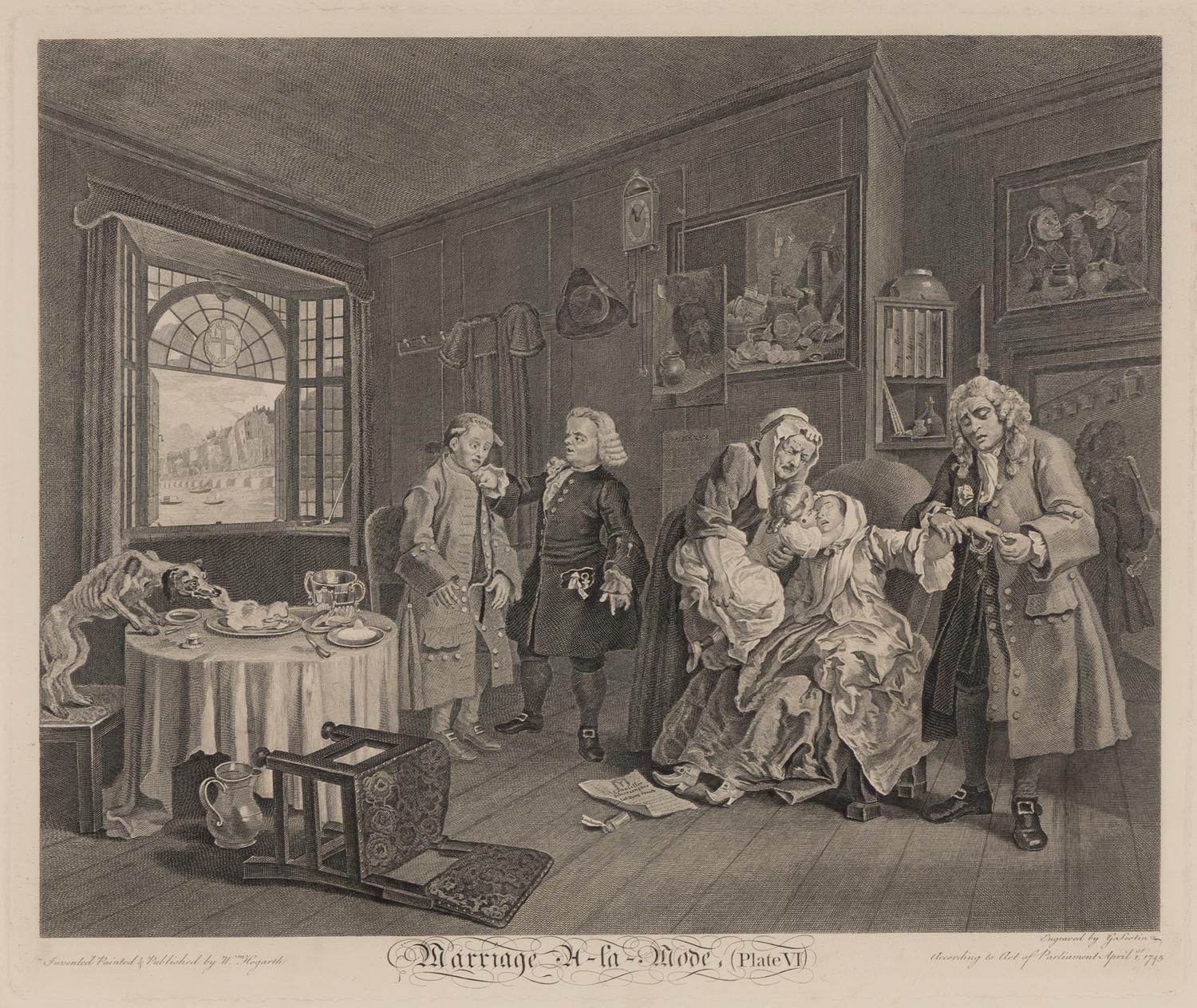 After William Hogarth (English 1697-1764)