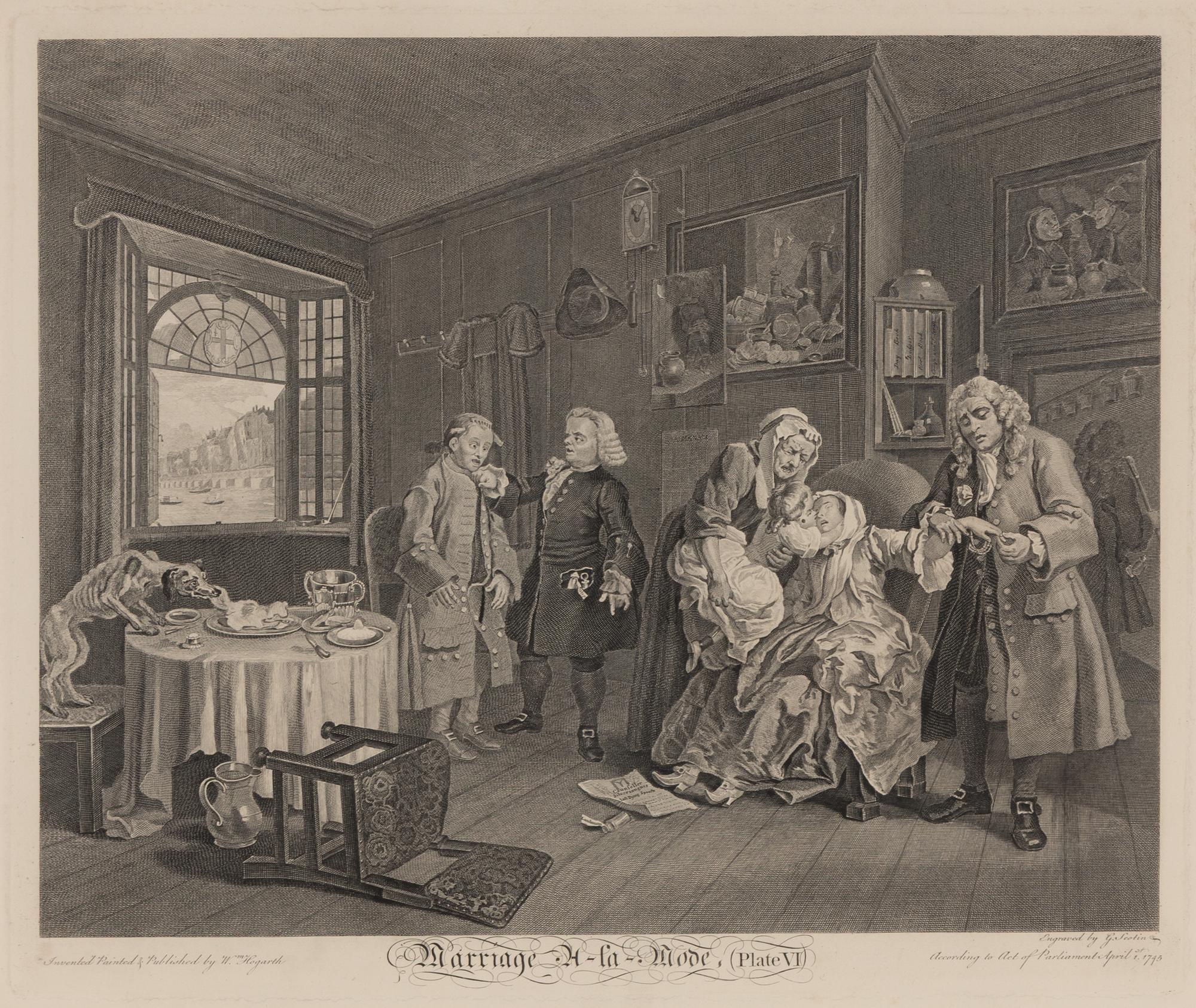 After William Hogarth (English 1697-1764)