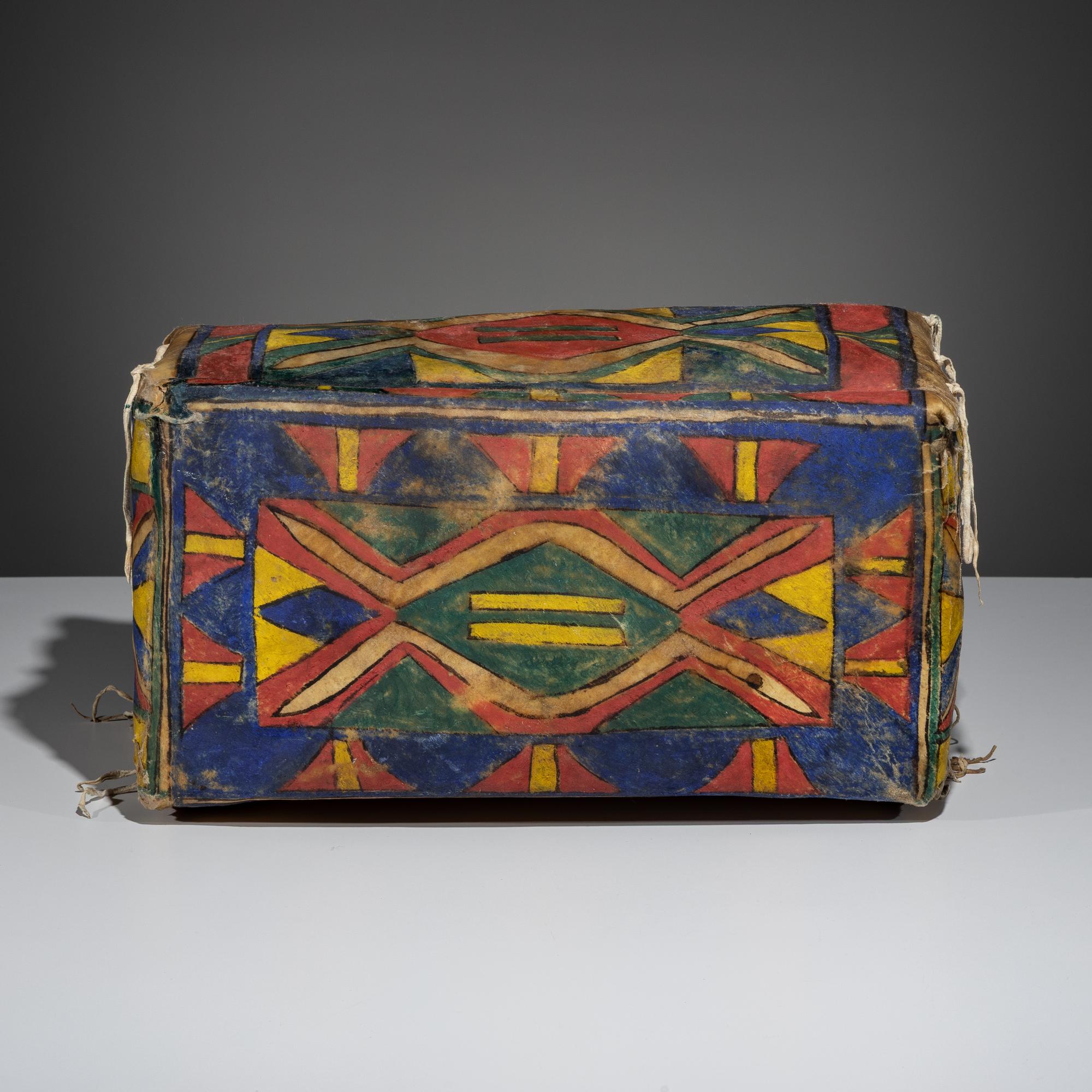 Sioux Painted Parfleche Box
