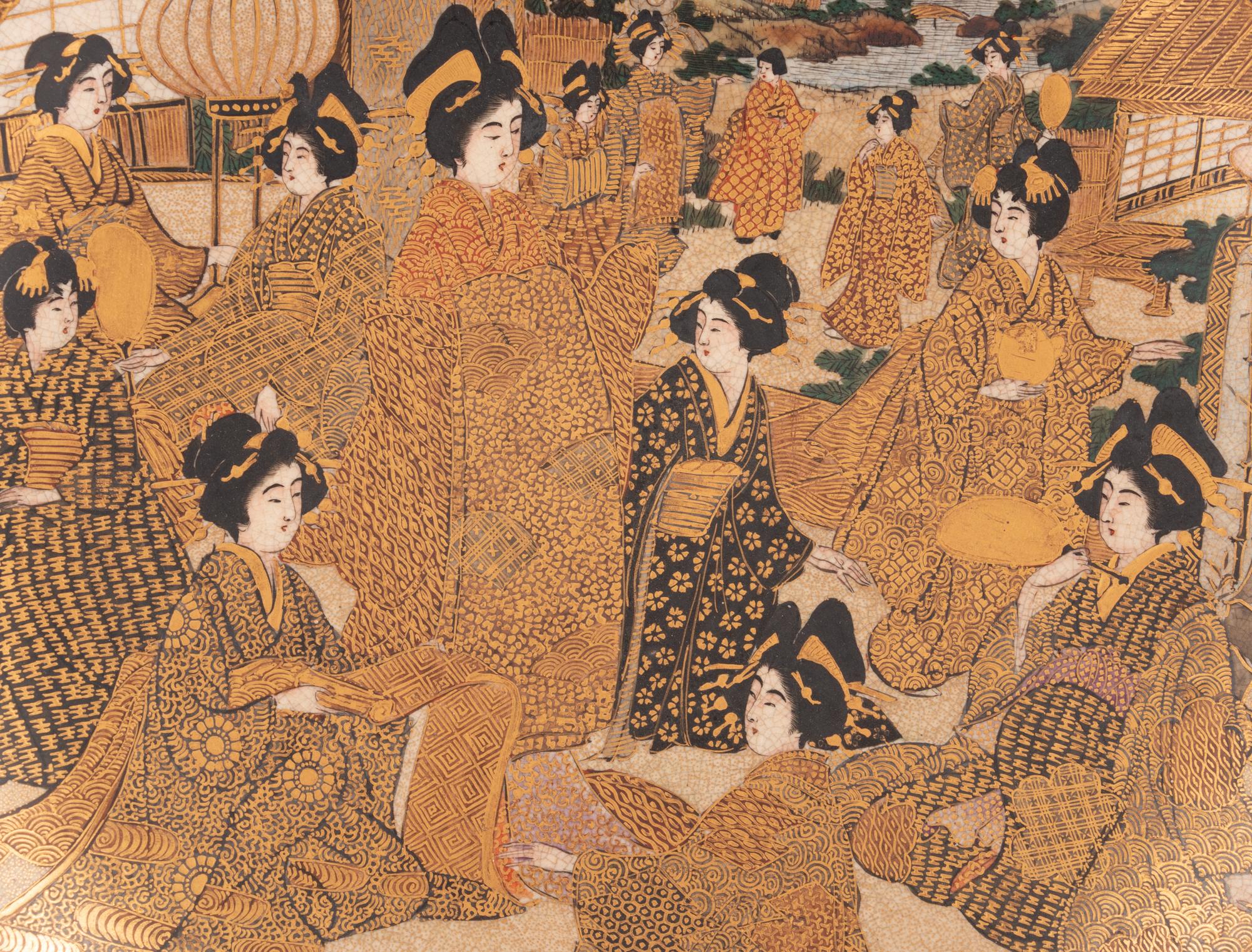 A Japanese Satsuma Charger