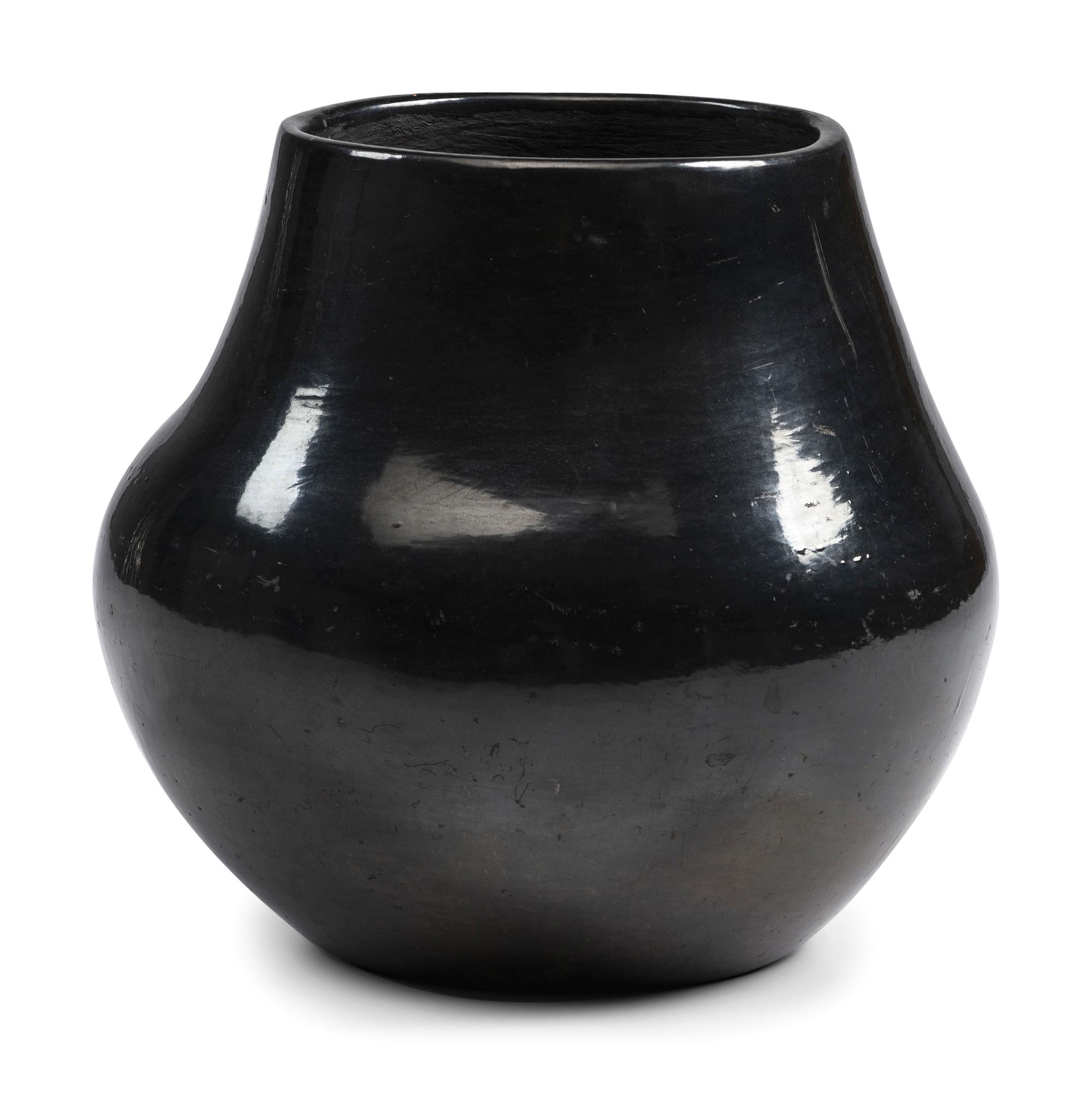Blackware Pottery Jar