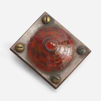 Ken Cory (American, 1943-1994) "Brick Breast Brooch", USA, 1970