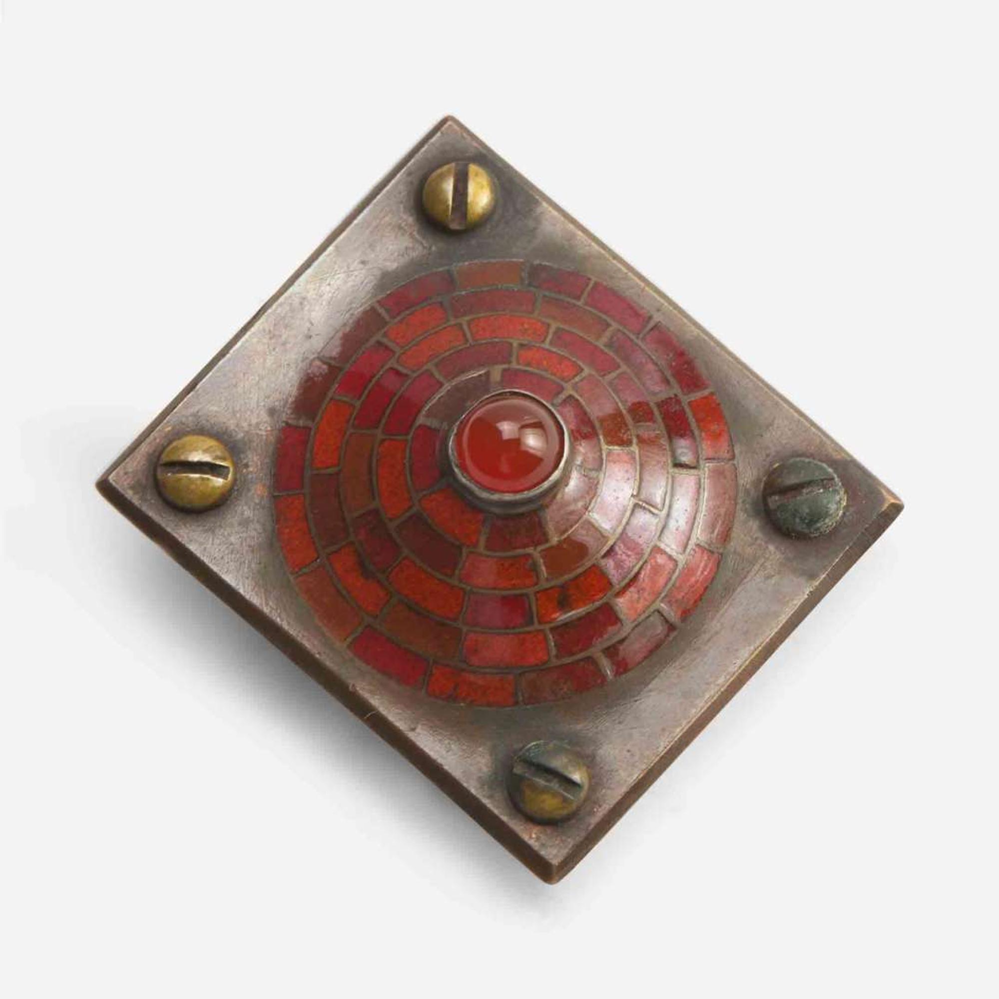 Ken Cory (American, 1943-1994) "Brick Breast Brooch", USA, 1970