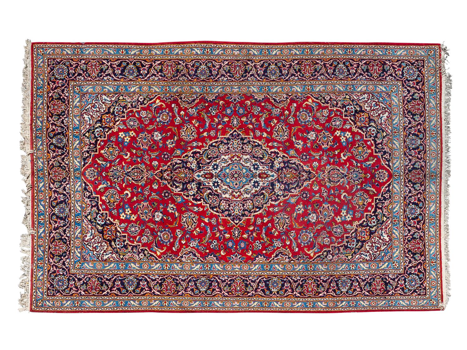 A Kashan Wool Rug