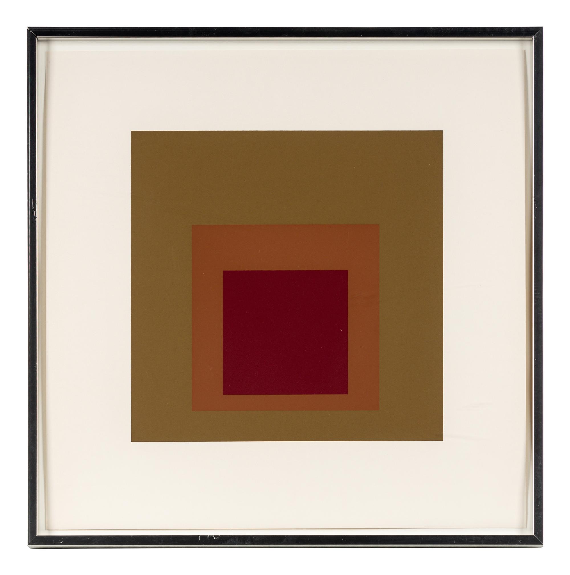 Homage to the Square (a group of nine from the portfolio of ten)