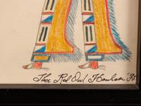 Lakota Courting Scene