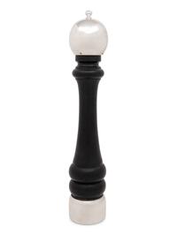 A Large Cartier Silver and Ebonized Wood Pepper Mill
