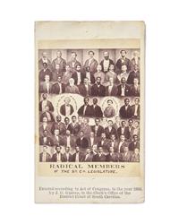 [POLITICS]. Radical Members of the South Carolina Legislature . Columbia, SC: J.G. Gibbes, 1868.