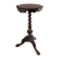 An Italian Oak Side Table