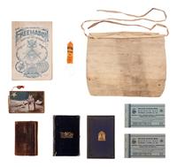 [CIVIL WAR] -- [FRATERNAL ORGANIZATIONS]. Masonic items associated with Confederate General Albert Pike (1809-1891) and 33rd Degree Mason James W. Millis of Ogden, Territory of Utah.