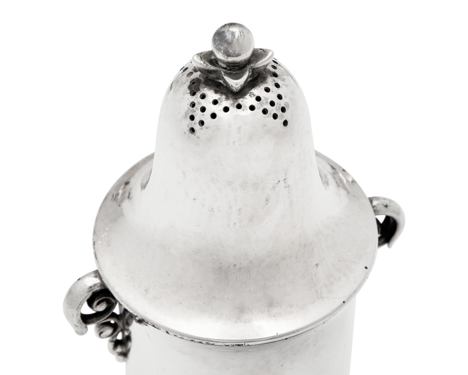 A Group of Four Georg Jensen Silver Salt and Pepper Shakers