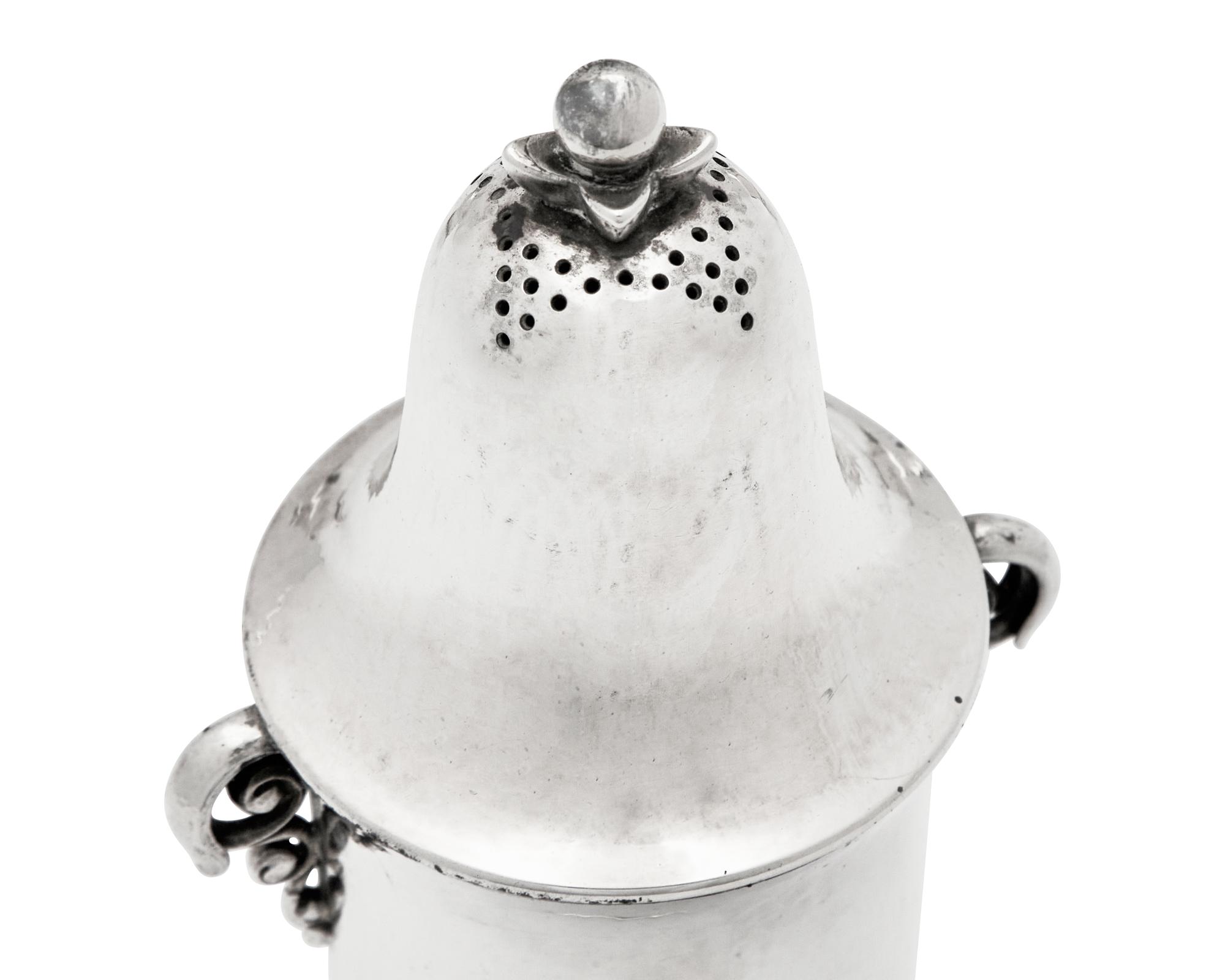 A Group of Four Georg Jensen Silver Salt and Pepper Shakers