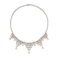 DIAMOND FRINGE NECKLACE