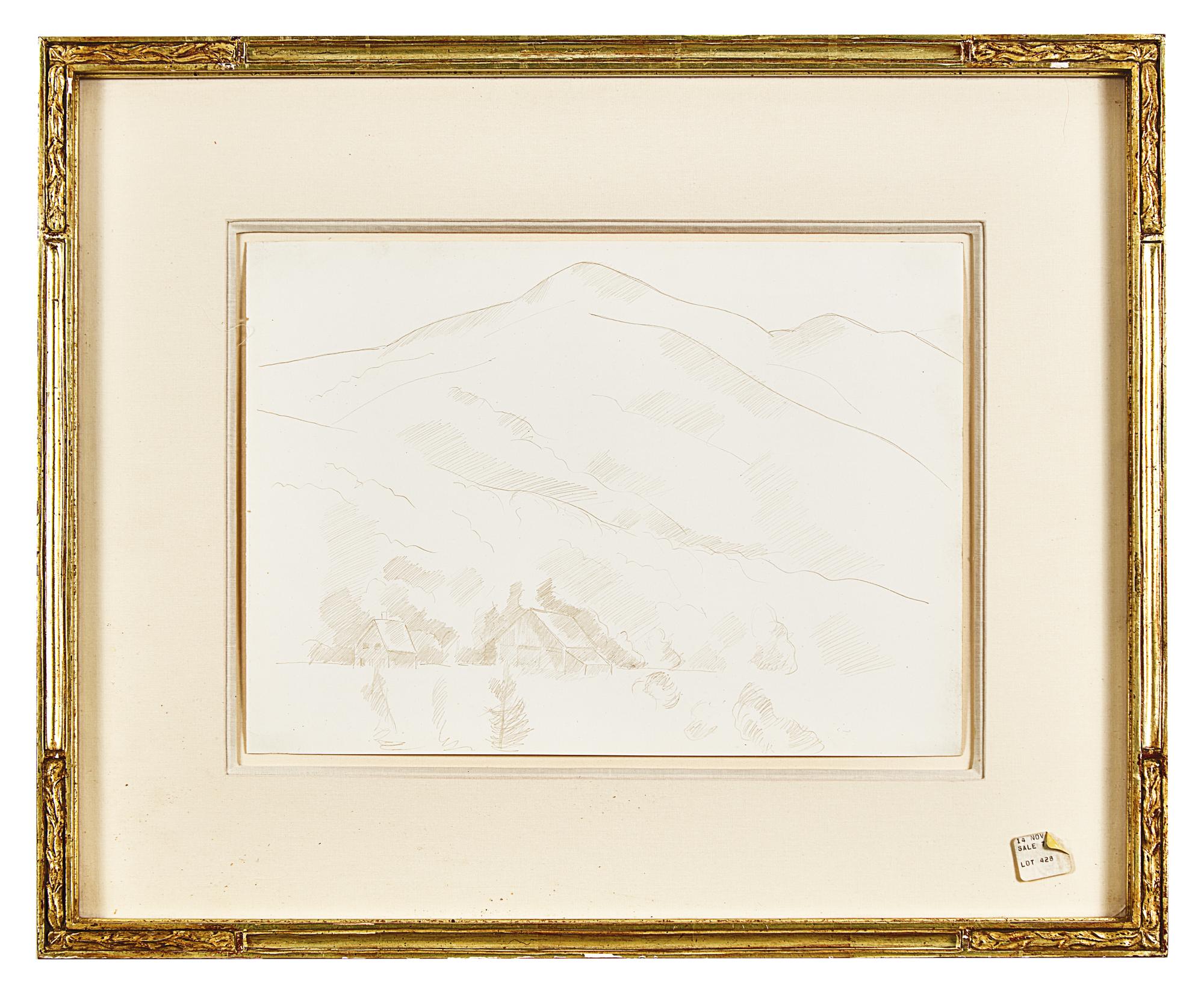 Houses by a Hill , 1930