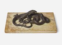 Italian School (possibly 17th century) - Lizard and Snake