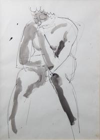 Kurt Craemer, (German, 1912-1961), A Collection of Eight Nude Drawings: