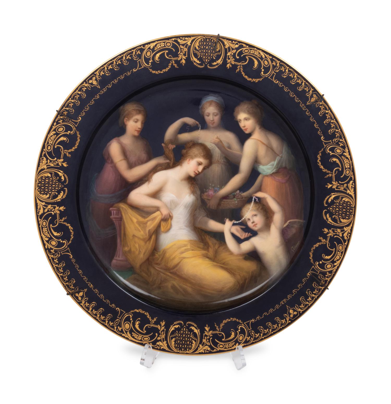 A Vienna Porcelain Charger