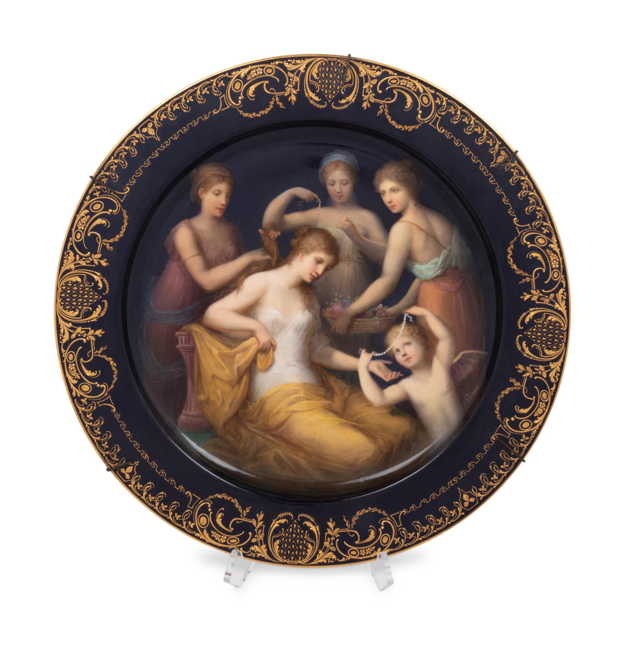 A Vienna Porcelain Charger