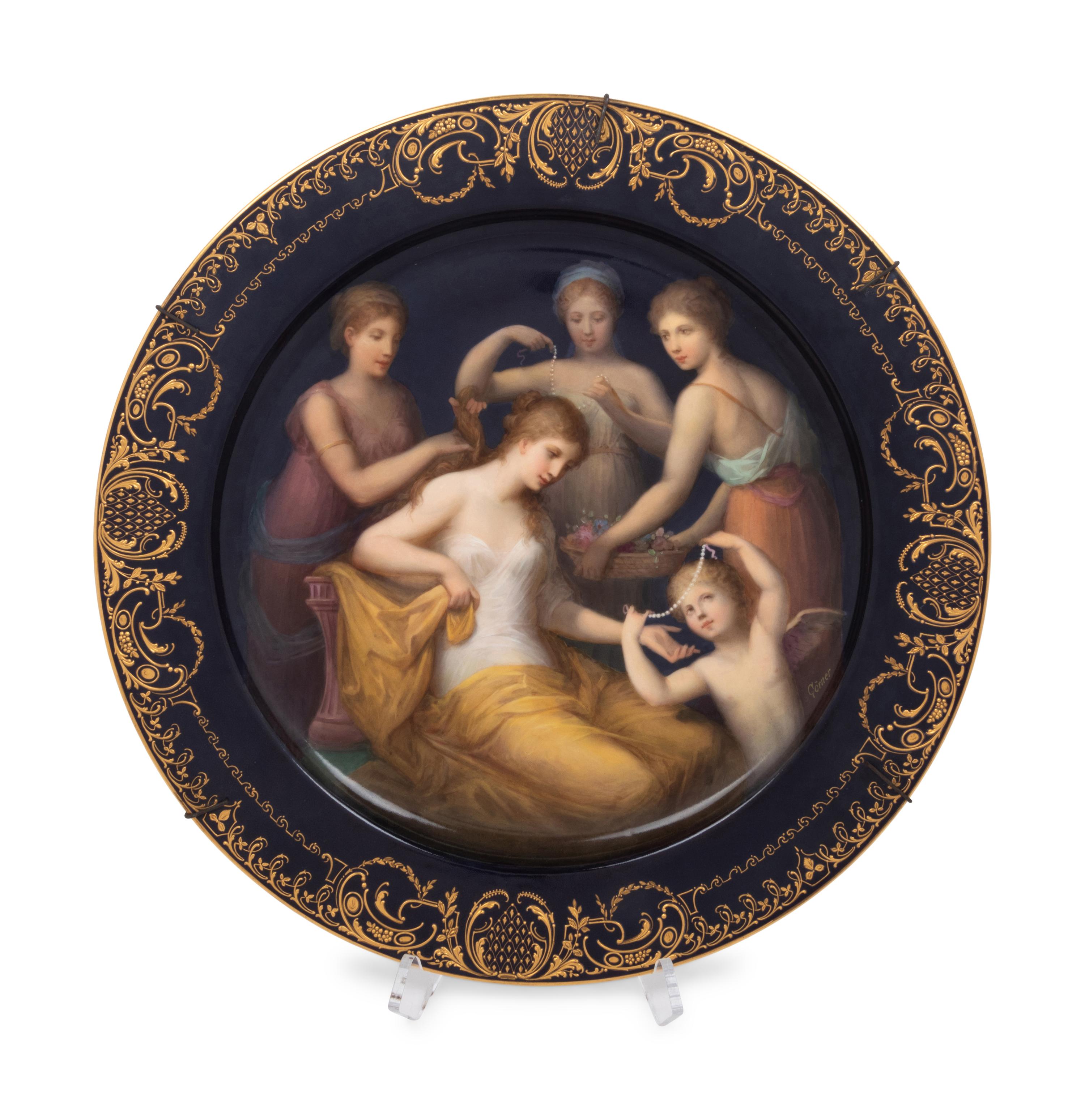 A Vienna Porcelain Charger