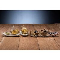 Cheyenne Child's Beaded Hide Moccasins