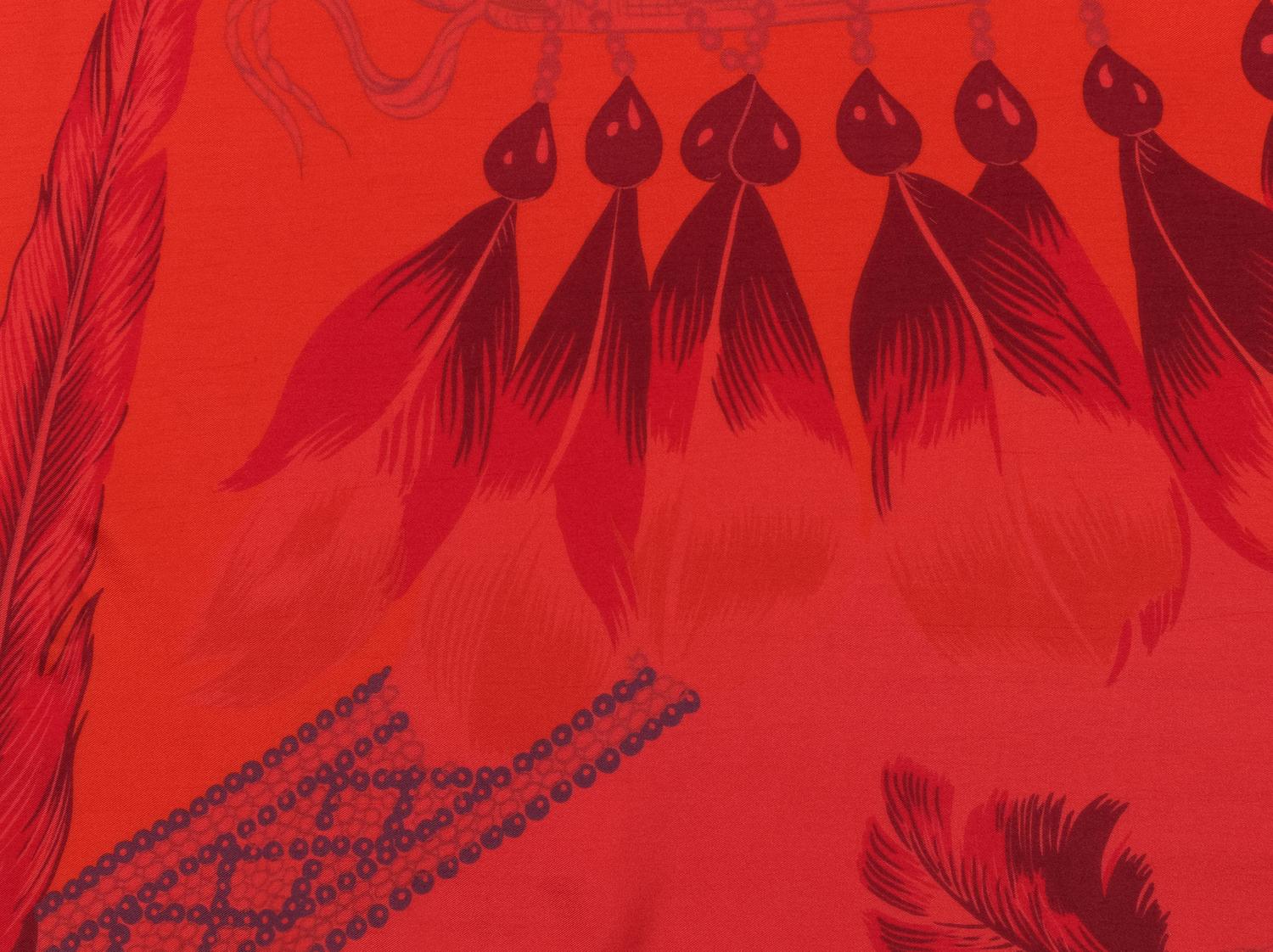 Hermès 140cm Silk Shawl, Dip Dye Carré