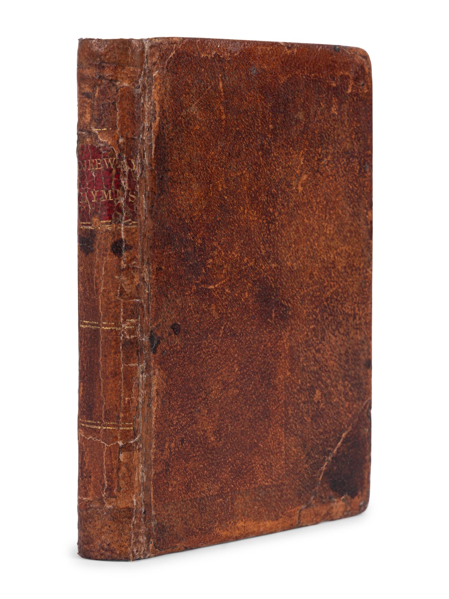 [NATIVE AMERICANA]. A Collection of Chippeway and English Hymns . Peter Jones, translator. New York: Carlton & Porter for the Missionary Society of the M. E. Church, n.d. [ca 1847].