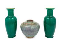 A Group of Three Chinese Porcelain Vases