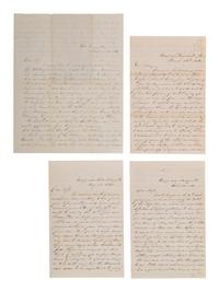 [WESTERN AMERICANA -- CIVIL WAR -- LINCOLN]. Papers of Captain Joseph Claypoole Clark, 4th US Light Artillery, Battery E, WIA Antietam, including frontier and Civil War correspondence, photography, and appointment signed by Lincoln as President.