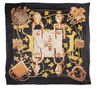 An Hermes Silk Chiffon Scarf, 55 x 52 inches.