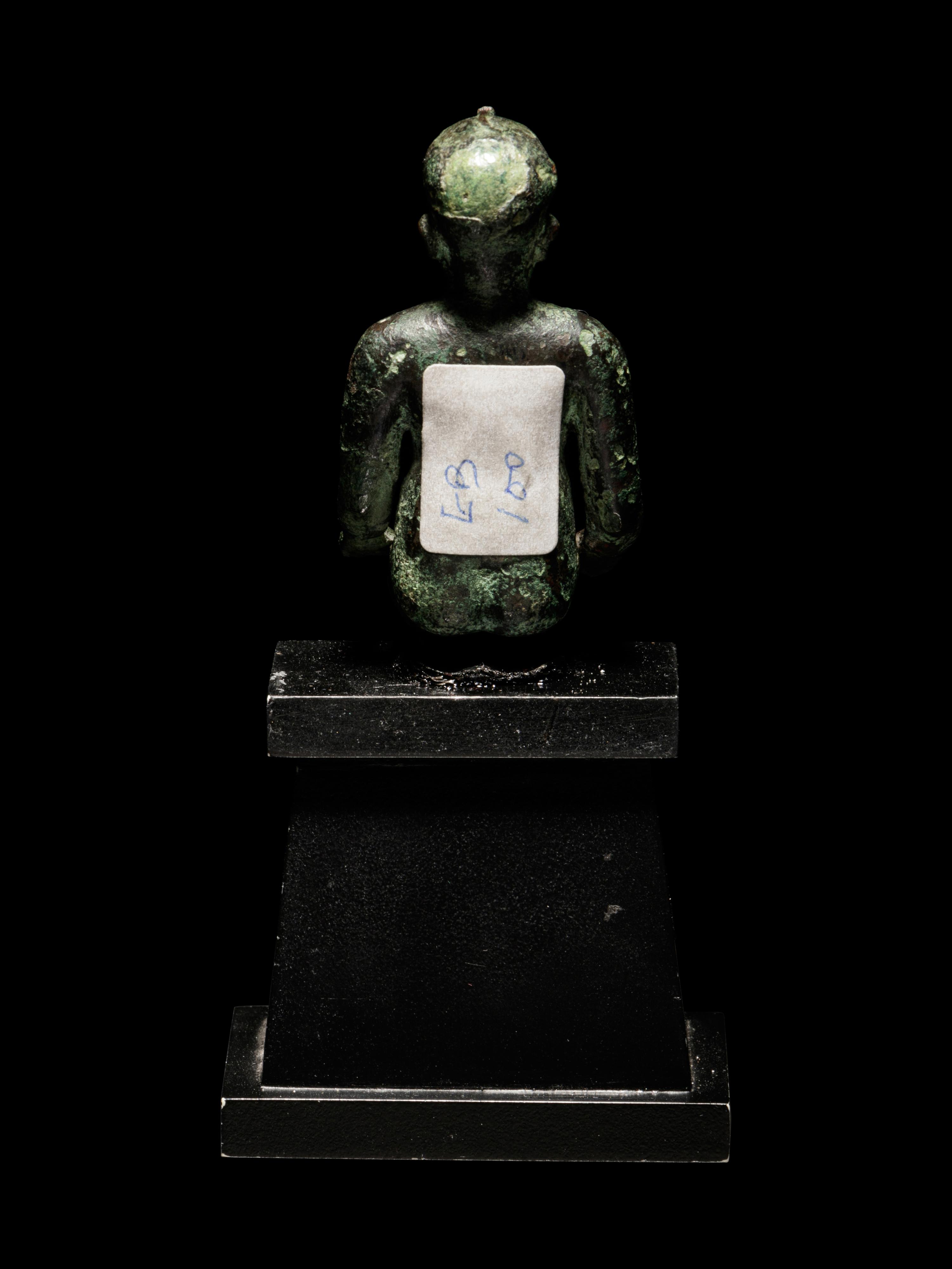 An Egyptian Bronze Pharaoh or Harpocrates