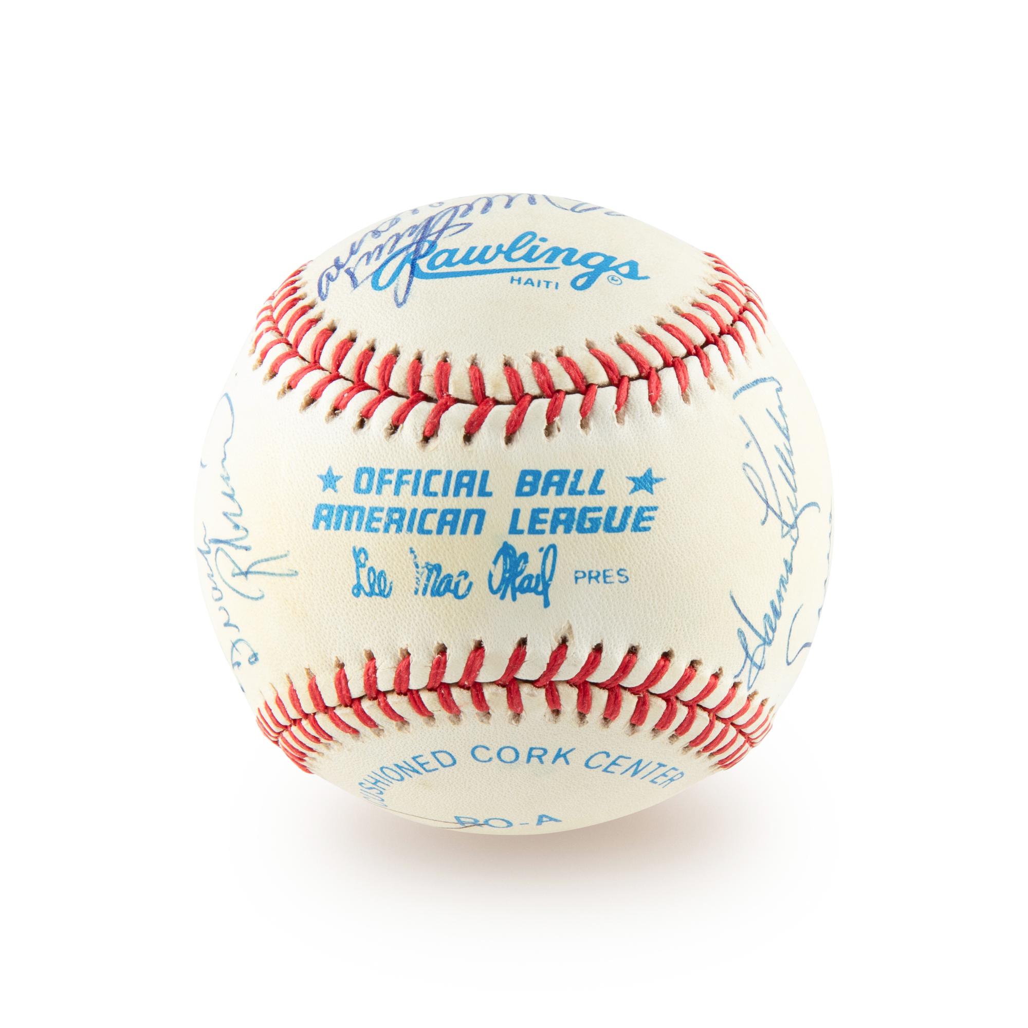 A 500 Home Run Club Signed Autograph Baseball - 10 Signatures (Beckett Authentication Services)