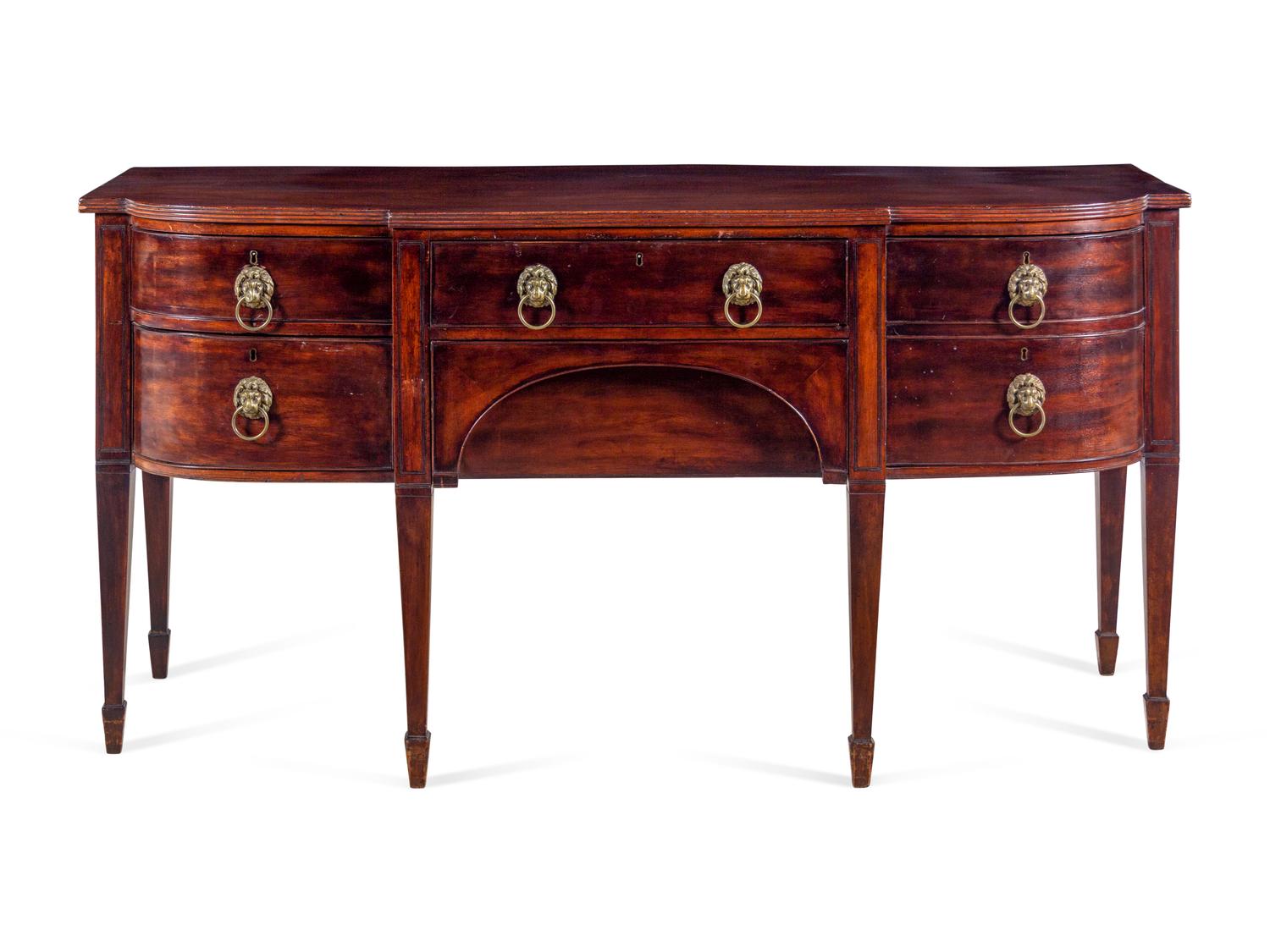 A Regency Mahogany Sideboard