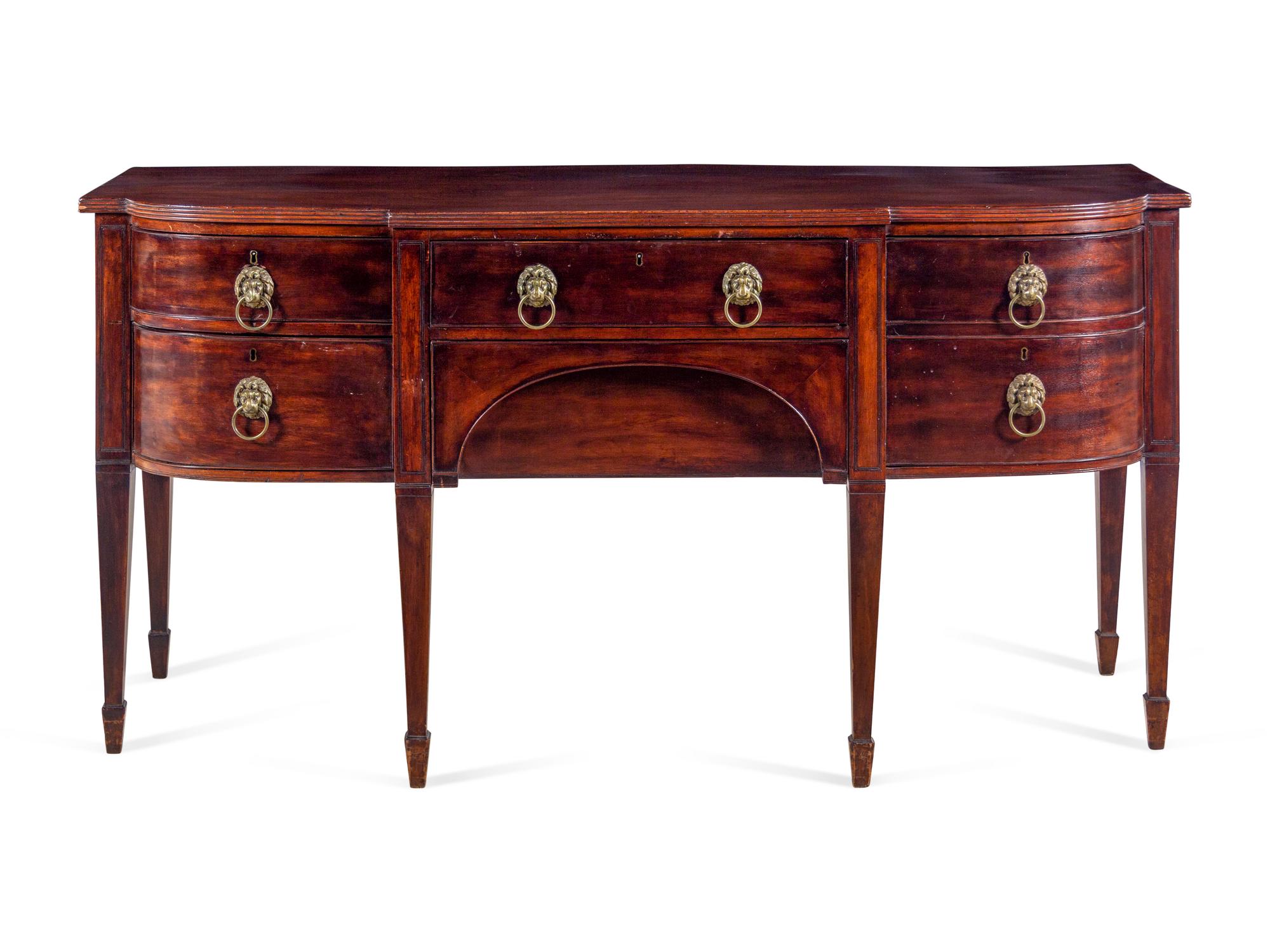 A Regency Mahogany Sideboard
